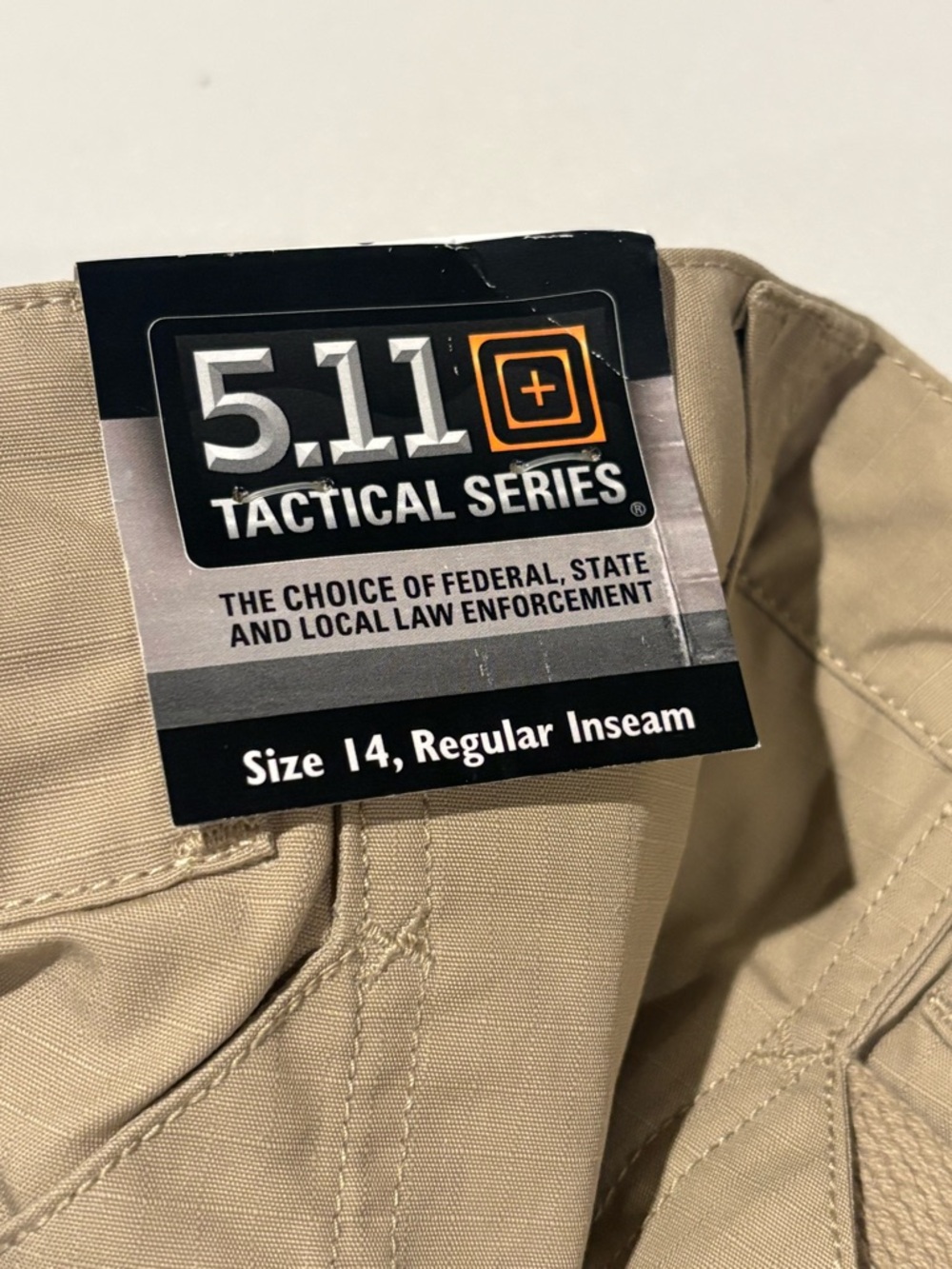 5.11 Tactical Tan Tactical Pants - 14 Regular